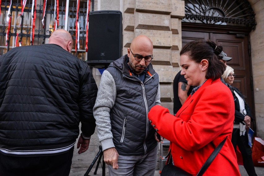 Protest przed Sądem Okręgowym w Gdańsku we wtorek 3.07.2018....