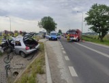 Śmiertelny wypadek pod Wrocławiem. Audi uderzyło w betonowy przepust, nie żyje kierowca