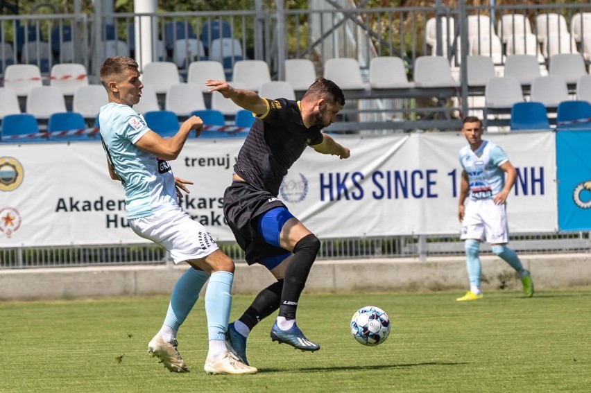 24.07.2021, Kraków: sparing Hutnik - Polonia Bytom