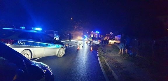 Wypadek w miejscowości Osiek. Jedna osoba została ranna [WIDEO, ZDJĘCIA]