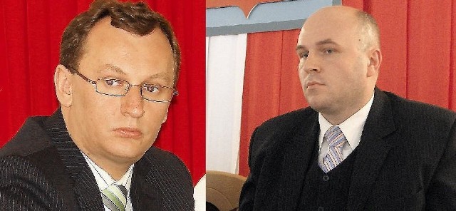 Po lewej: Sławomir Szymański jest kandydatem opozycji na szefa Rady Miejskiej. Po prawej: Arkadiusz Goszka, wczoraj nieoficjalny jeszcze kandydat PO