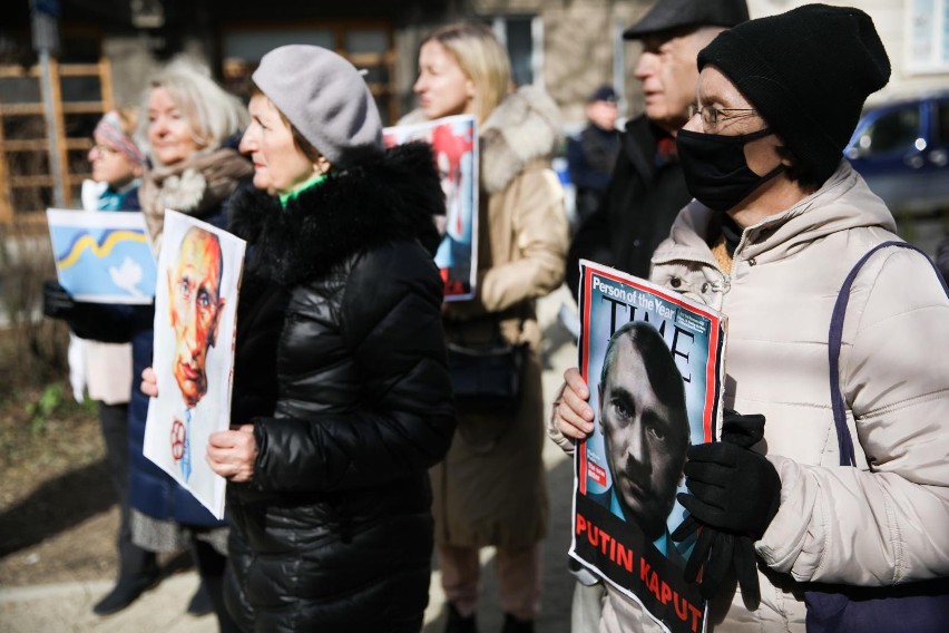 Protest Głosu Seniora w Krakowie