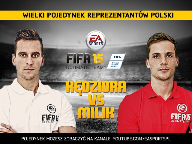 Zobacz pojedynek Milika z Kędziorą - www.youtube.com/easportspl