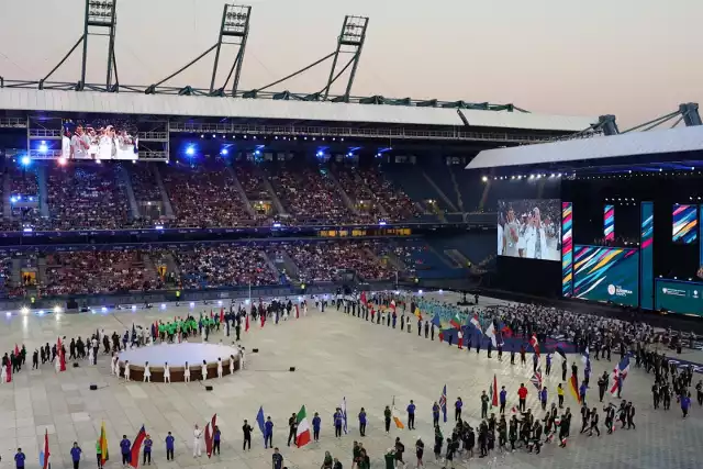 Cermonia otwarcia i zamknięcia igrzysk europejskich odbyła się na stadionie miejskim im. Henryka Reymana w Krakowie