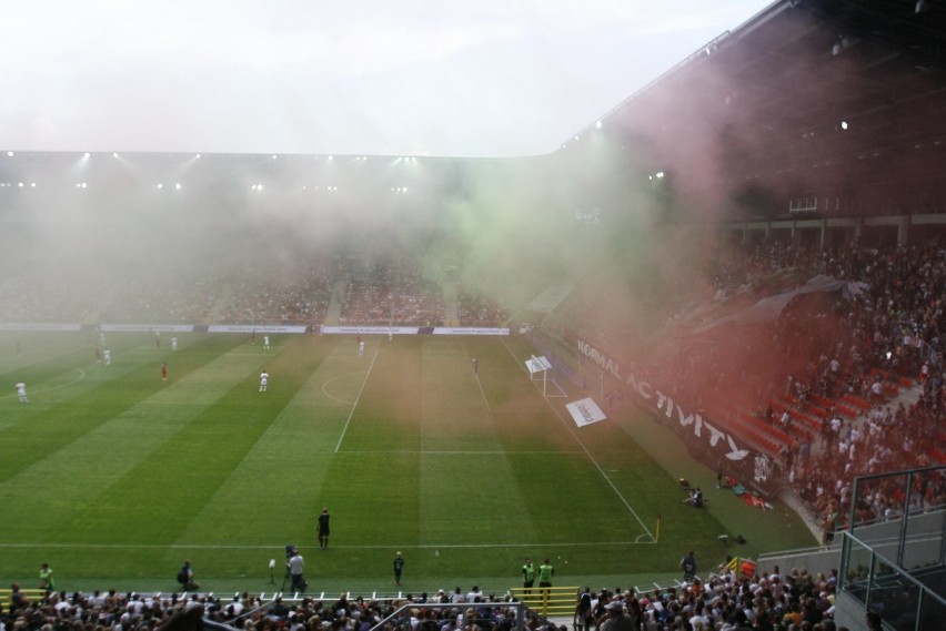 Mecz GKS Tychy - FC Koeln na otwarcie stadionu w Tychach