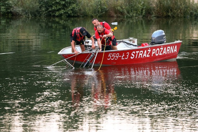 Strażacy używali w Pysznicy specjalistycznego sprzętu do podwonych poszukiwań zaginionych osób