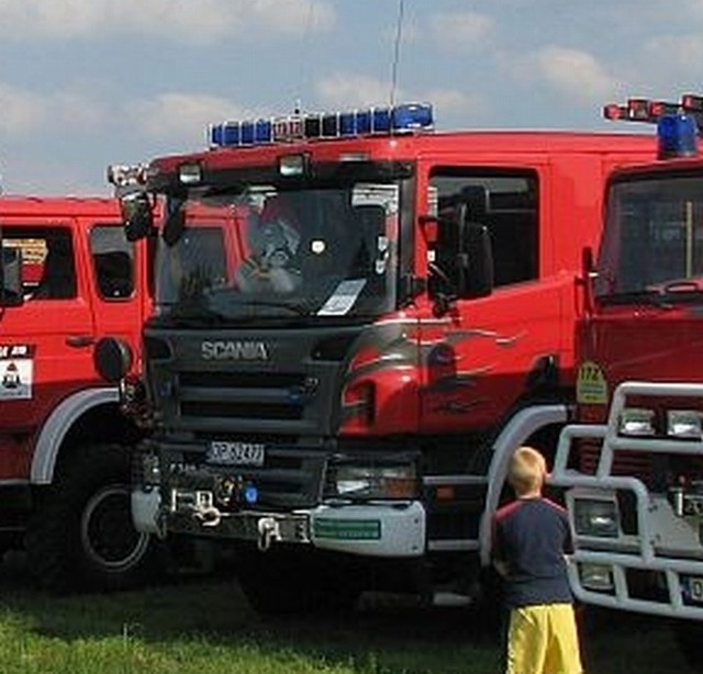 Scania z Bierkowic- najpięniejszy wóz strażacki zlotu