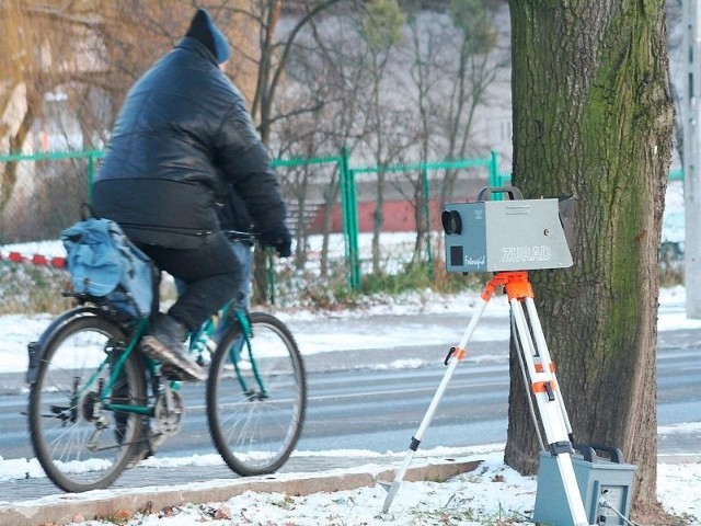 Najwięcej zdjęć robił fotoradar ustawiany w pobliżu hali