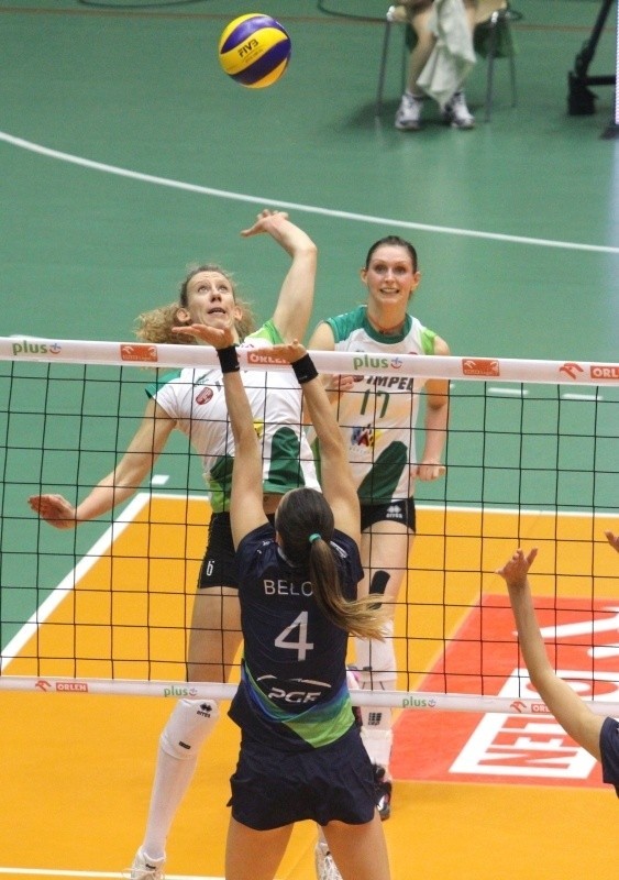 Impel - Atom Trefl 3:0. Mistrzynie Polski rozbite we Wrocławiu [ZDJĘCIA]