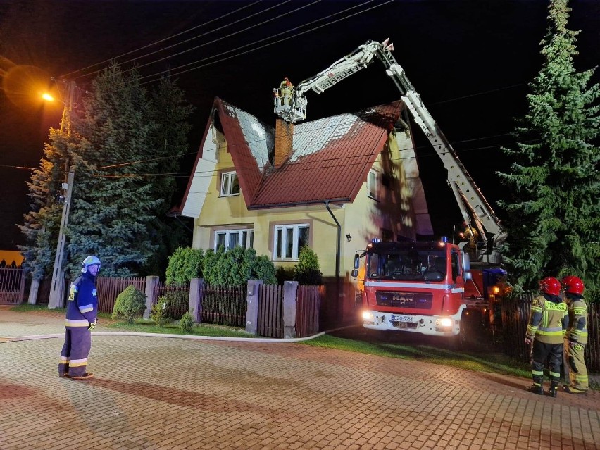 Pożar w domu jednorodzinnym w Strykowie wybuchł w piątek 14...