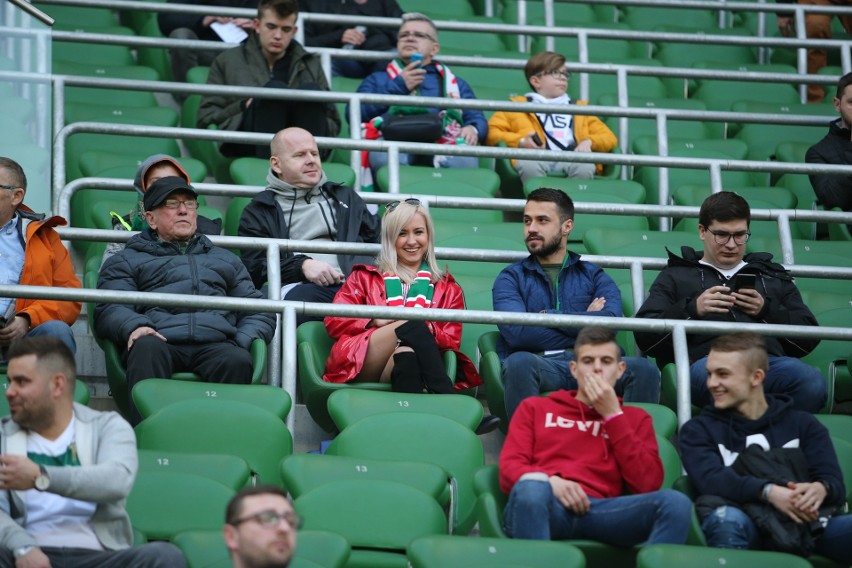 Kibice na meczu Śląsk - Miedź Legnica 0:0 (2.04.2019)