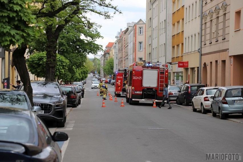 Pożar w kuchni w bloku przy ul. Kośnego w Opolu.