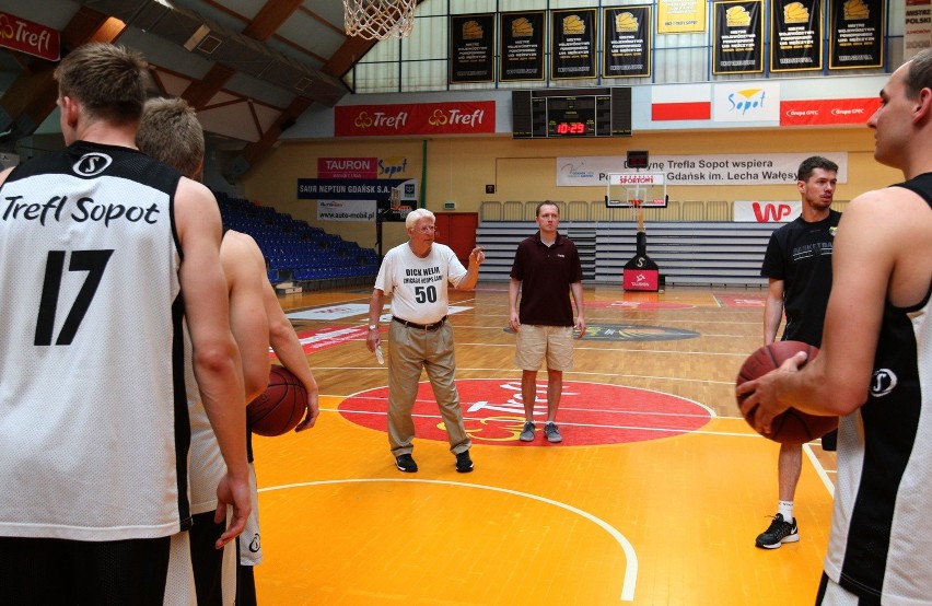 Zajęcia rodem z NBA na treningu Trefla Sopot 