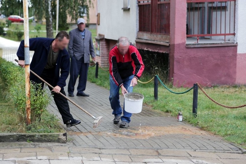 Goniądz: Zabójstwo. Mąż zastrzelił żonę, a później siebie (zdjęcia, wideo)