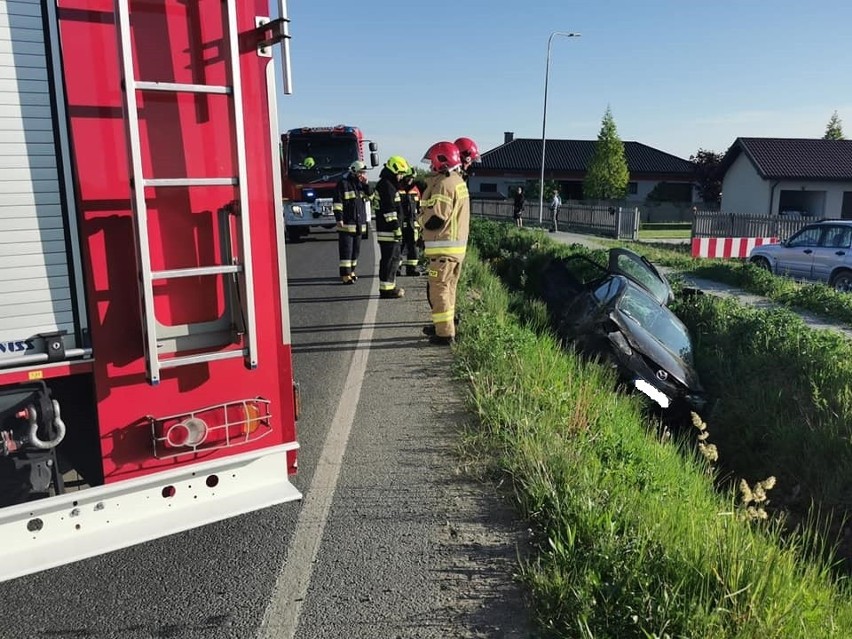 Wypadek w Zawadzie z udziałem dwóch samochodów osobowych. Poszkodowana została jedna osoba [ZDJĘCIA]