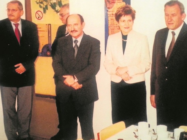 9 grudnia 2003 r. - Justyna Morzy na  otwarciu siedziby biura programów międzynarodowych.