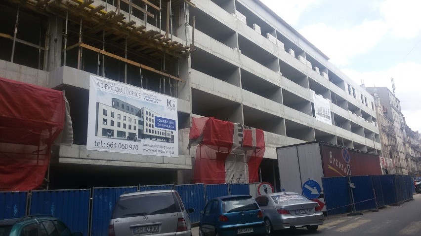 Budują kompleks biurowo-hotelowy w Katowicach ZDJĘCIA,...