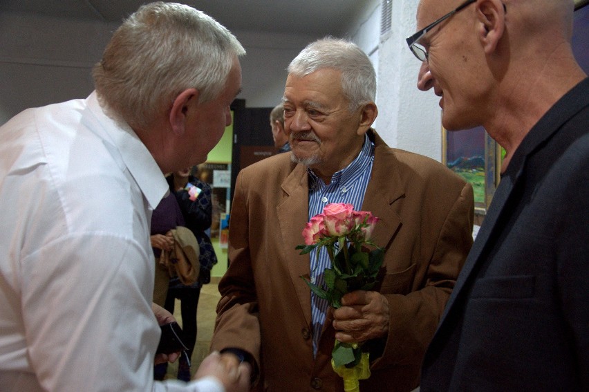 Krzysztof Mańczyński zebrał gratulacje z okazji wystawy.
