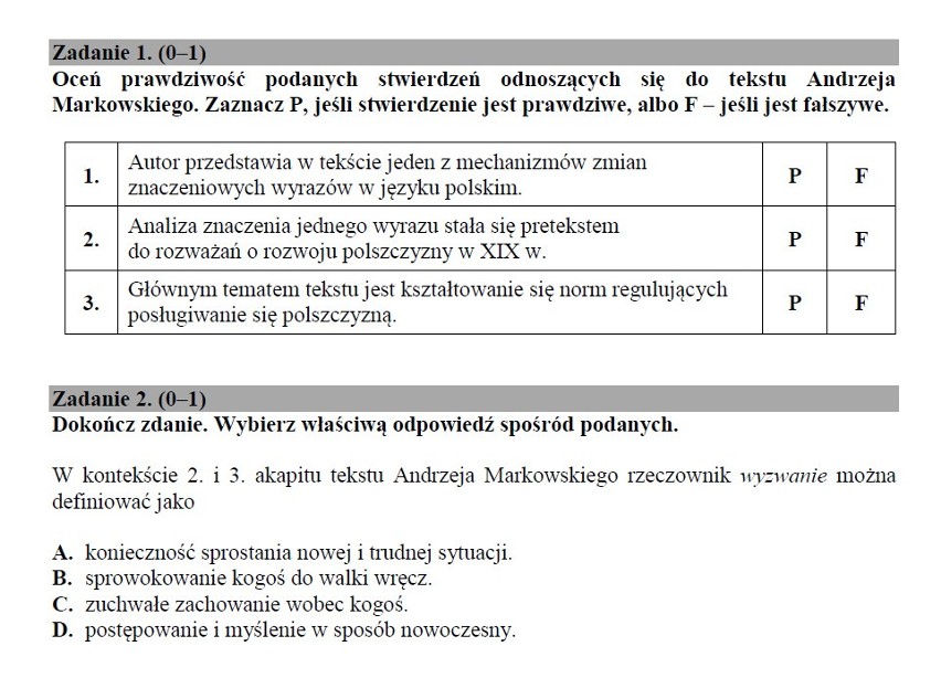 Matura poprawkowa 2020 polski. Zobacz arkusze CKE. Co było na rozprawce? "Lalka" Prusa albo wiersz Staffa do wyboru [8.09.2020]