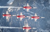 Szwajcarski zespół akrobacyjny Patrouille Suisse podczas tegorocznego Air Show w Radomiu. Zespół potwierdził już przylot na pokazy