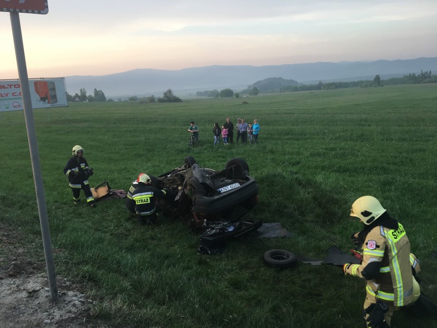 Podhale: Grożny wypadek w Groniu. Audi uderzyło w opla [ZDJĘCIA]