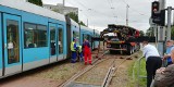 Tramwajowy paraliż na Legnickiej. Awaria i wykolejenie (ZDJĘCIA)