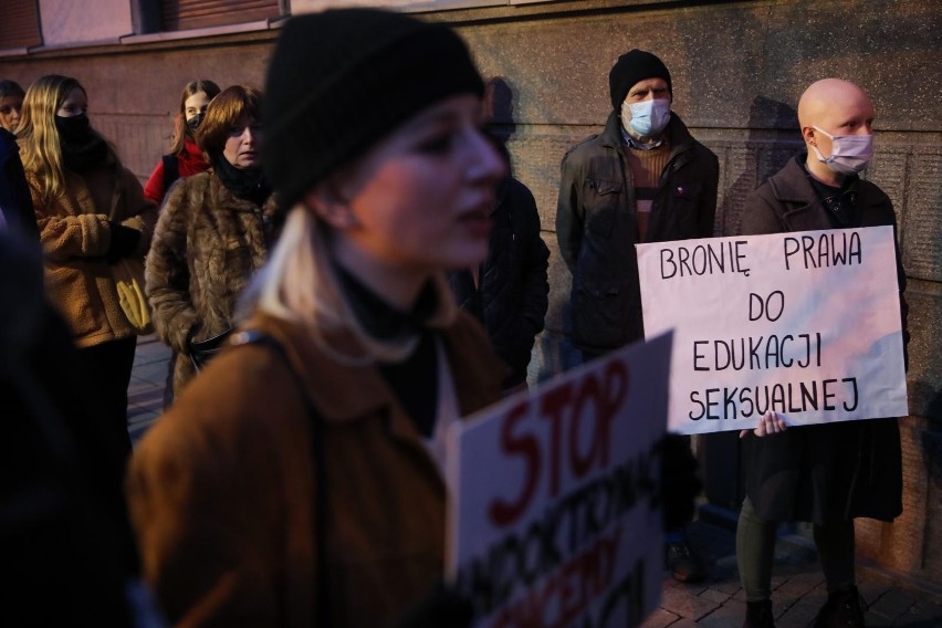 Protest przeciwko reformie edukacji