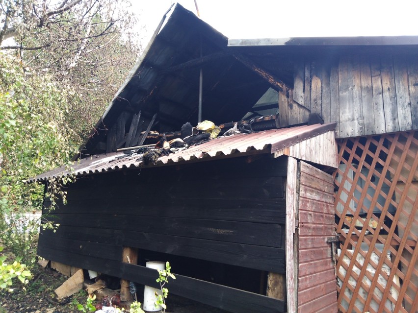 Pożar domu w Malawie k. Rzeszowa. Pięcioosobowa rodzina wegetuje na podwórku i potrzebuje pomocy [ZDJĘCIA]