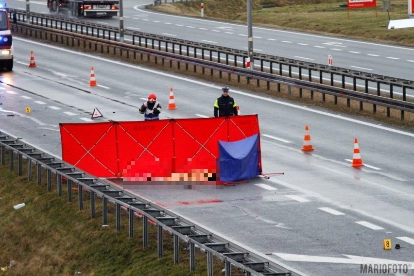 Do wypadku doszło na 218. kilometrze A4 w kierunku...