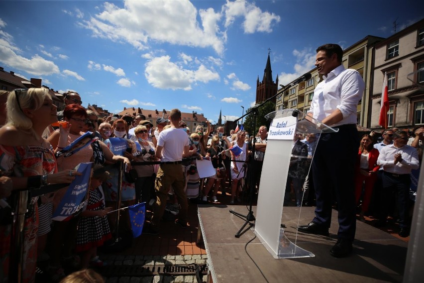 Rafał Trzaskowski 5 lipca był na Rynku w Bytomiu....