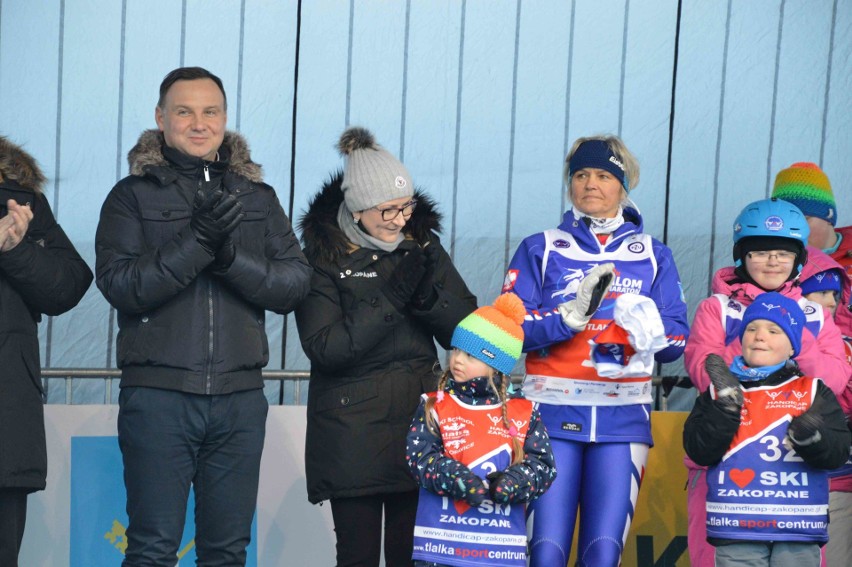 Zakopane. Prezydent Duda szusował na Polanie Szymoszkowej [ZDJĘCIA]