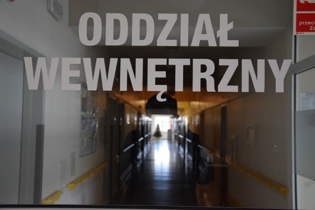 Nieczynny oddział wewnętrzny w szpitalu powiatowym w Oleśnie