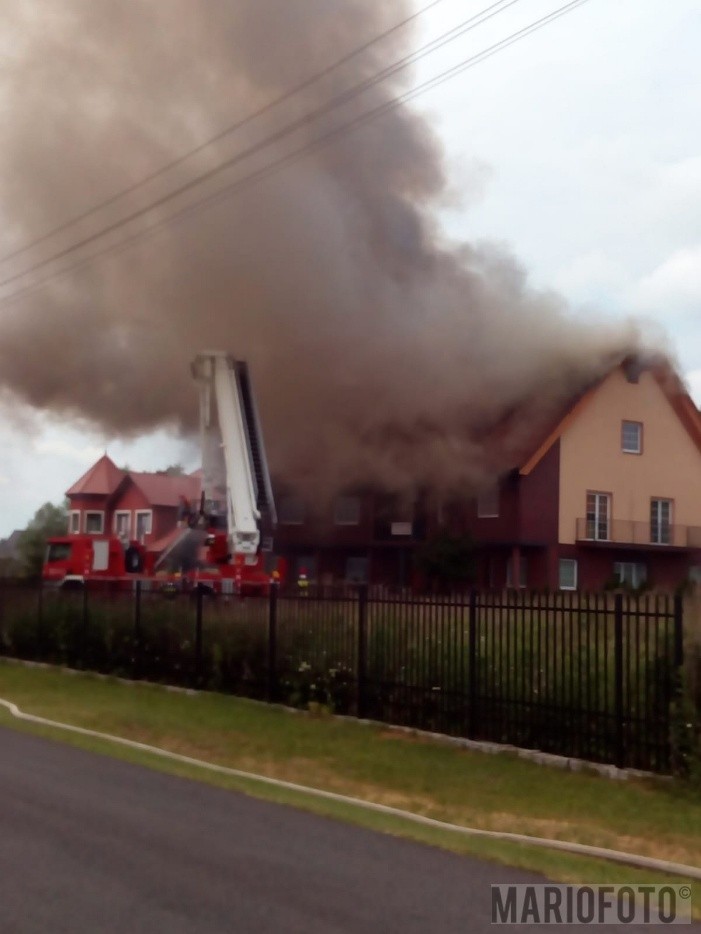 Jełowa - pożar domu, 2.06.2018