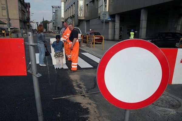 Zdjecia z budowy Galerii Slupsk pomiedzy ulicami Tuwima i...