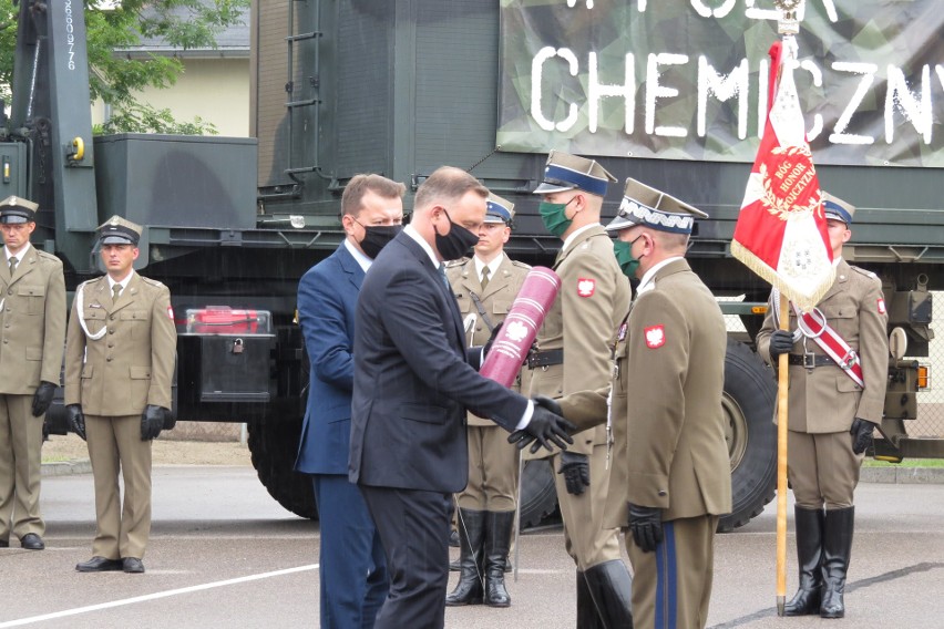 Prezydent RP Andrzej Duda w Brodnicy. Wręczył awanse generalskie w Siłach Zbrojnych RP. Zobaczcie zdjęcia