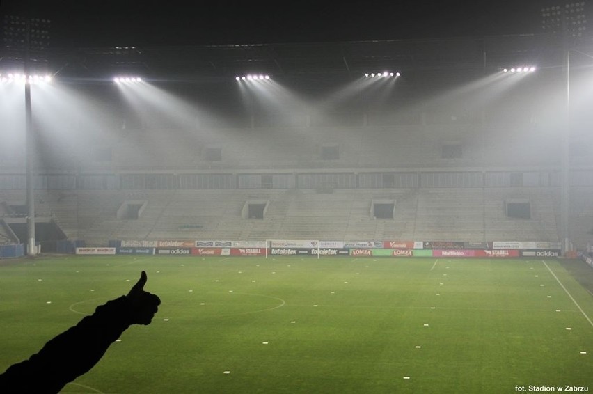 Budowa stadionu Górnika Zabrze. Nowe oświetlenie i nagłośnienie [ZDJĘCIA]