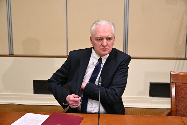 Jarosław Gowin podczas posiedzenia sejmowej komisji śledczej