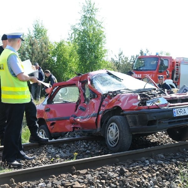 Toruń. Wypadek na przejeździe