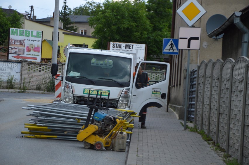 Zakorkowany wjazd do Zgierza od strony ul. Szczecińskiej ZDJĘCIA