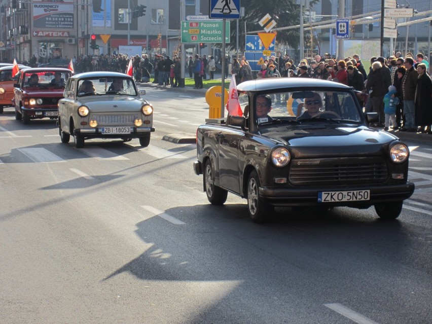 Parada zabytkowych aut w Koszalinie