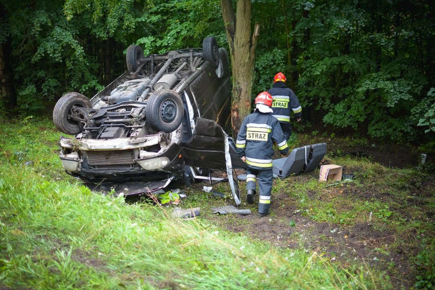 Do wypadku doszło na drodze wojewódzkiej nr 132, tuż przed...