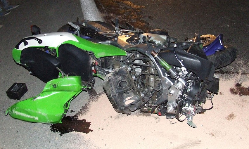 Nowy Sącz: śmiertelny wypadek motocyklisty [ZDJĘCIA]