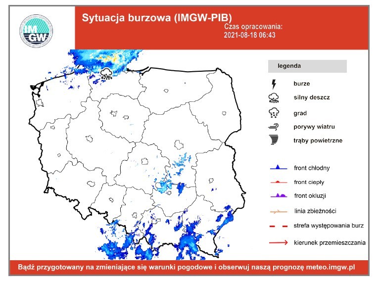 Na północy województwa i Mierzei Wiślanej nadal silne porywy...