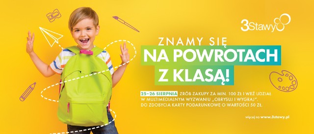 Powrót do szkoły na wesoło, czyli co dla dzieci przygotowało CH 3 Stawy?