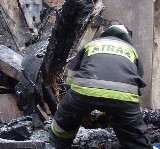 Pożar baraku w Zdzieszowicach