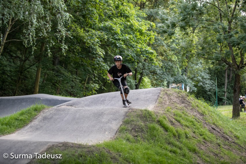 Rowerowe szaleństwo w Stargardzie na nowym pumptracku