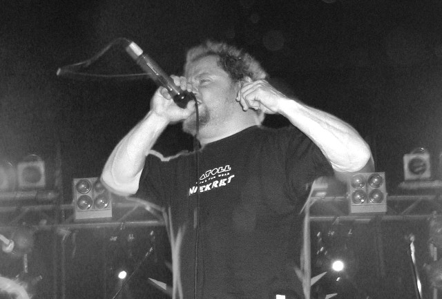 Roman Lange w czasach zespołu Niekret (około 2007 roku)