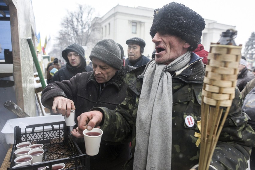 Ukraina: Micheil Saakaszwili chce obalić Petro Poroszenkę. Namioty i barykady w Kijowie [ZDJĘCIA]