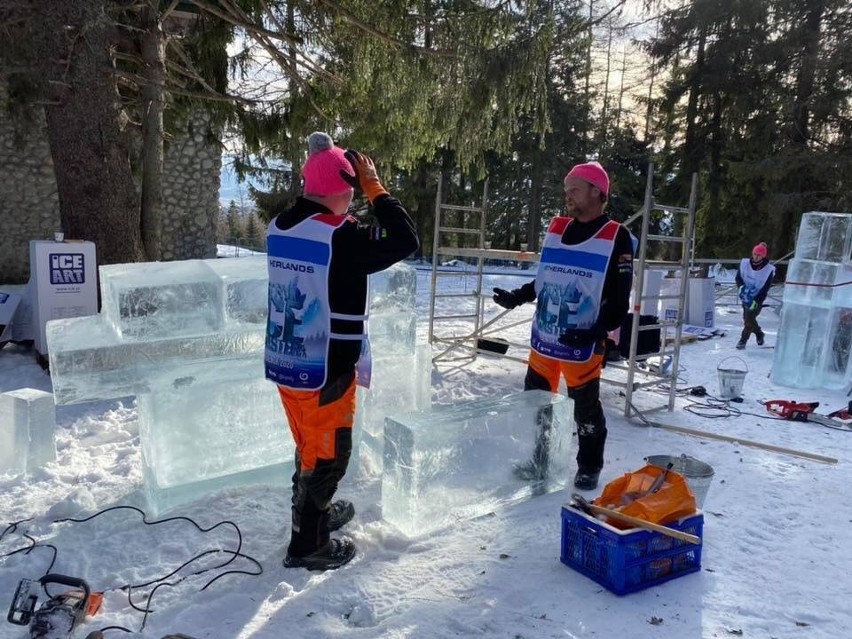 Słowackie Tatry: Zakończyły się mistrzostwa rzeźbiarzy w lodzie [GALERIA]