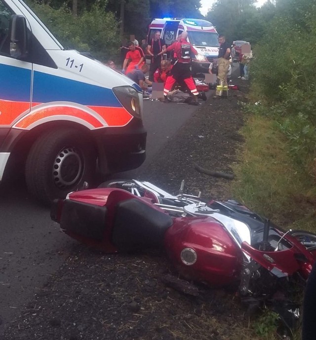 Wypadek wydarzył się na drodze Dobrzany - Szadzko
